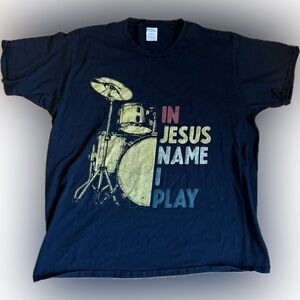 Unique JESUS rock’n’roll tee shirt XL